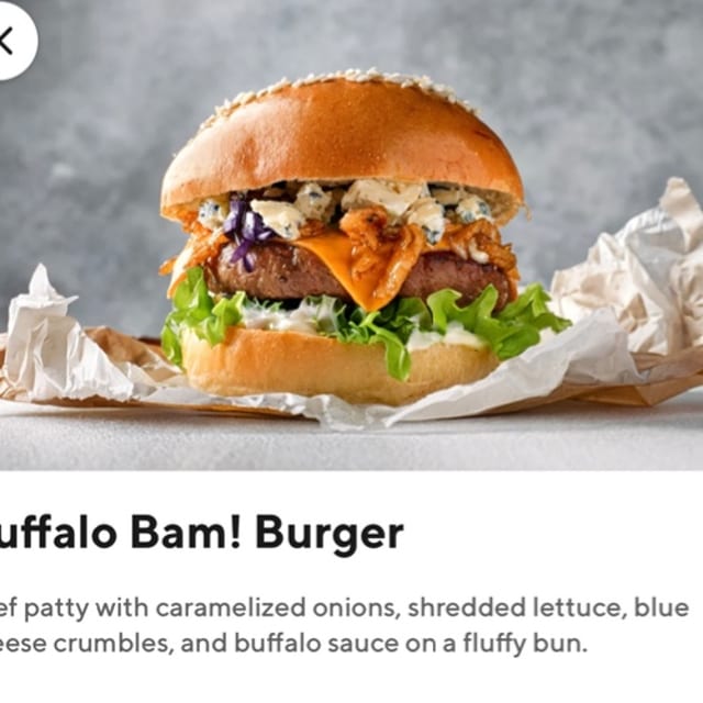 Buffalo Bam! Burger.