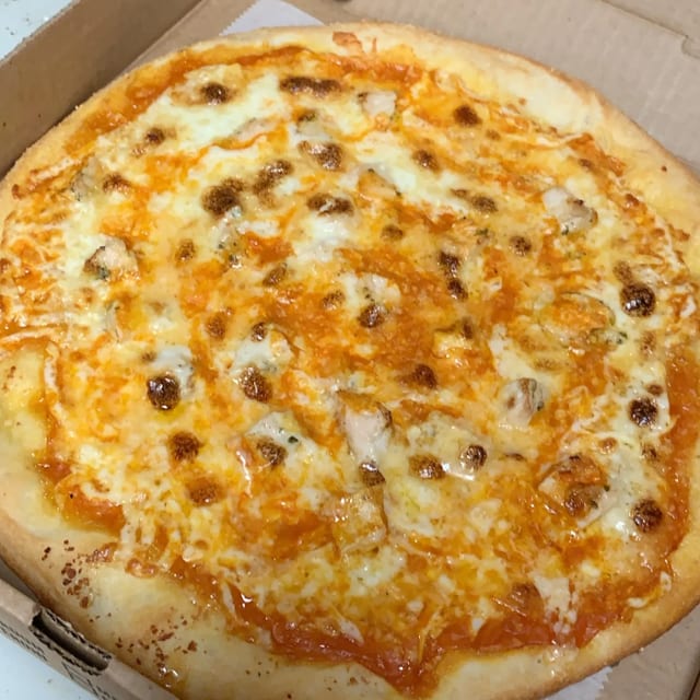 Buffalo Chicken Pizza.